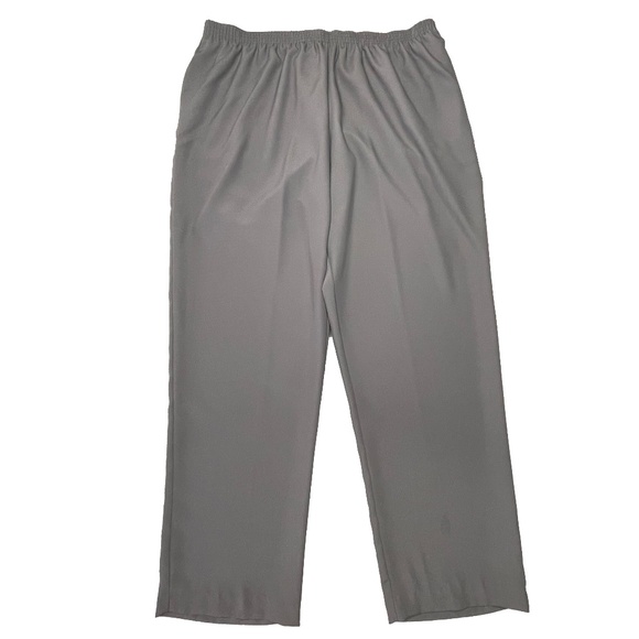 Draper's & Damon's Silver Chiffon 3 Piece Pants Set Plus Size - Picture 4 of 4